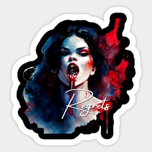 Regrets Sticker